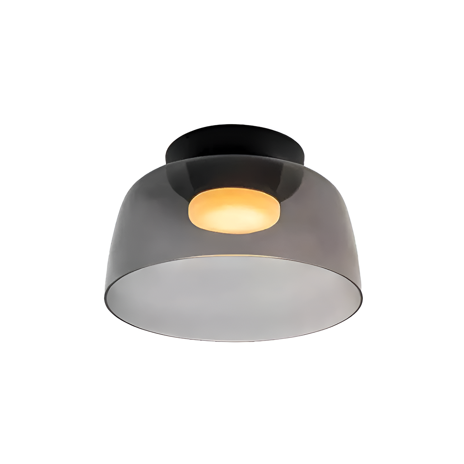 Flerlaget Transparent Glasloftlampe - Minimalistisk