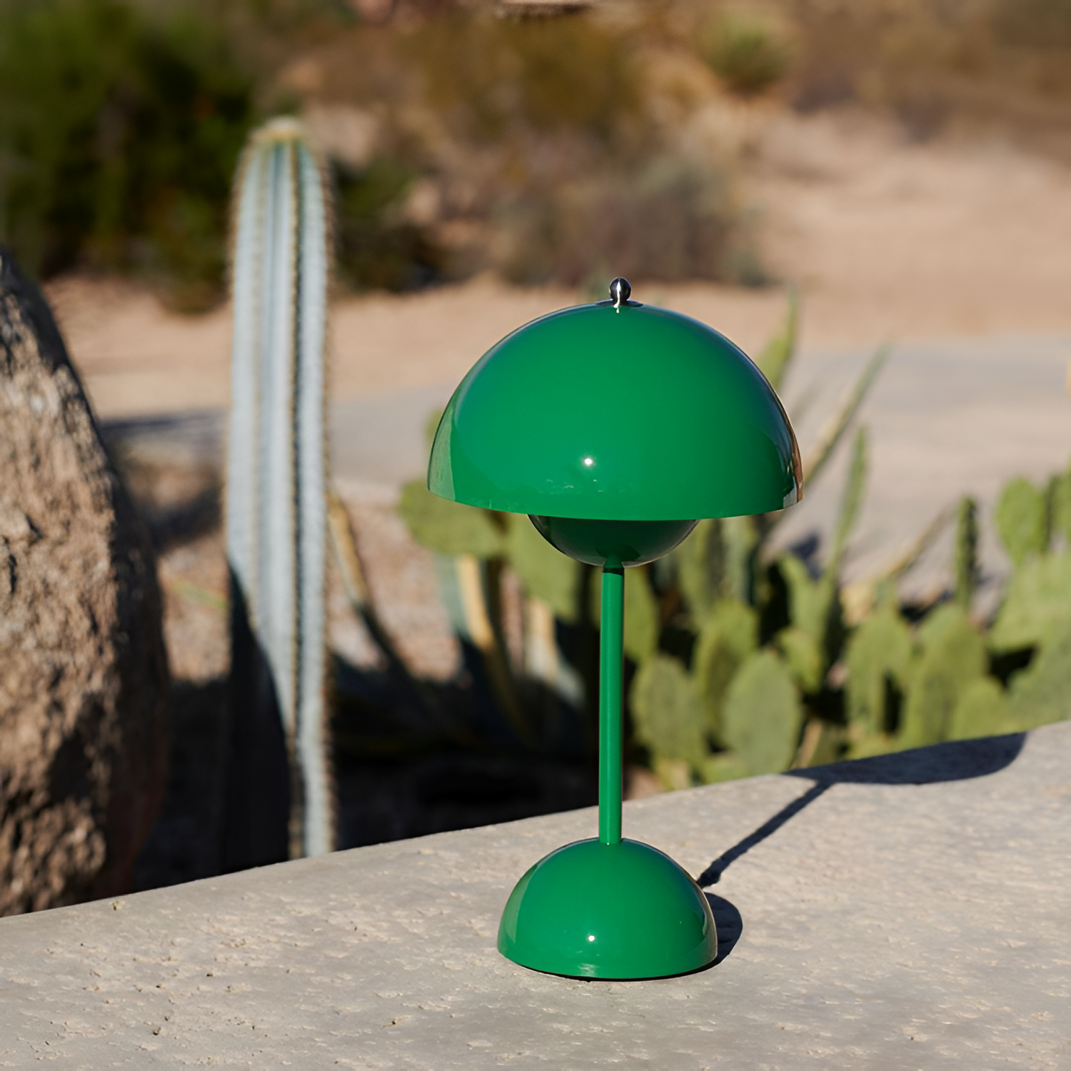 Minimalistisk Bærbar Bordlampe - Dæmpbar