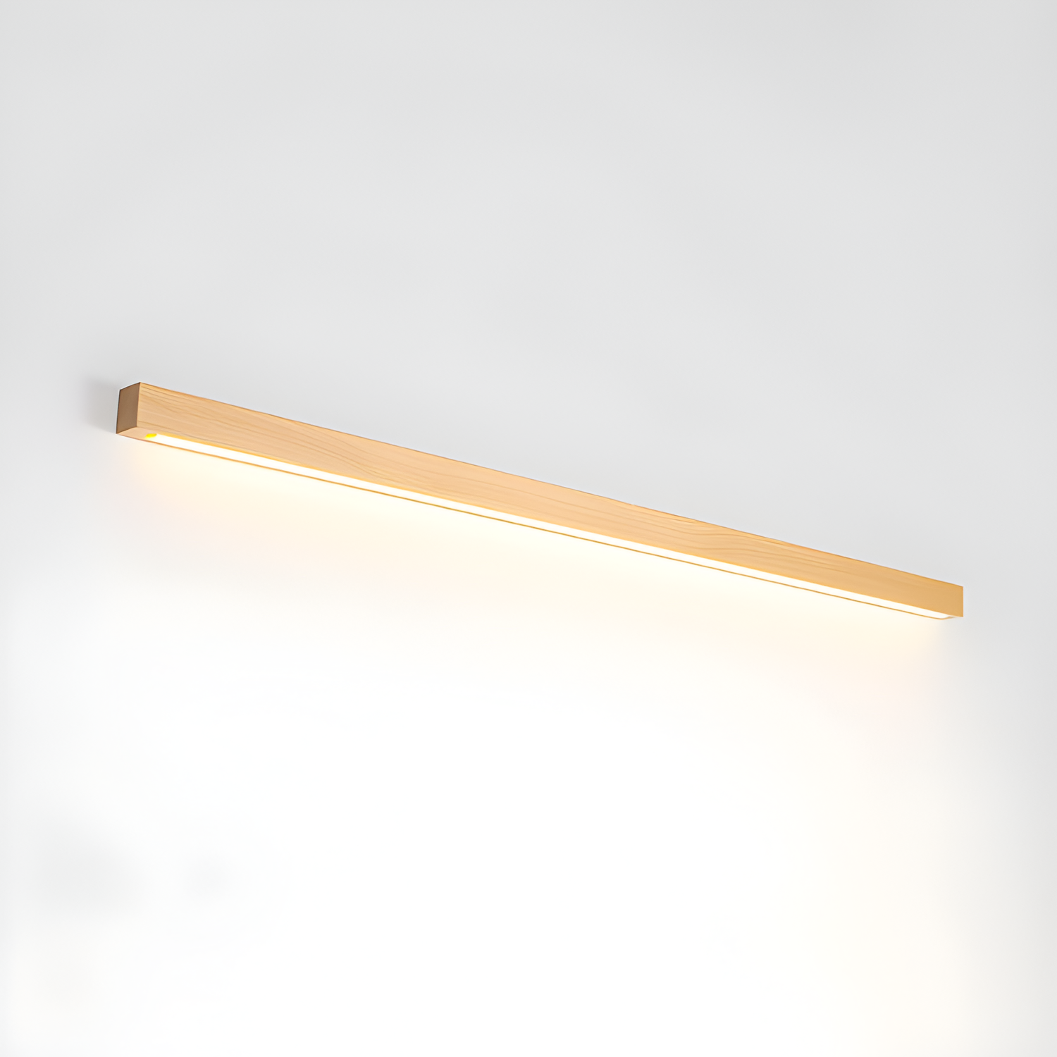 Lineær Træ Geometrisk Væglampe - Minimalistisk
