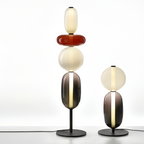 Stablet Geometrisk Glasgulvlampe - Moderne