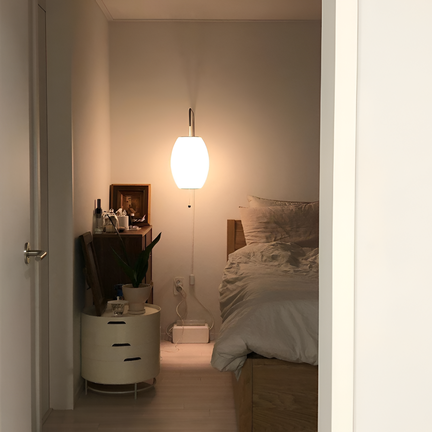 Boble Kugle Glas Væglampe - Moderne