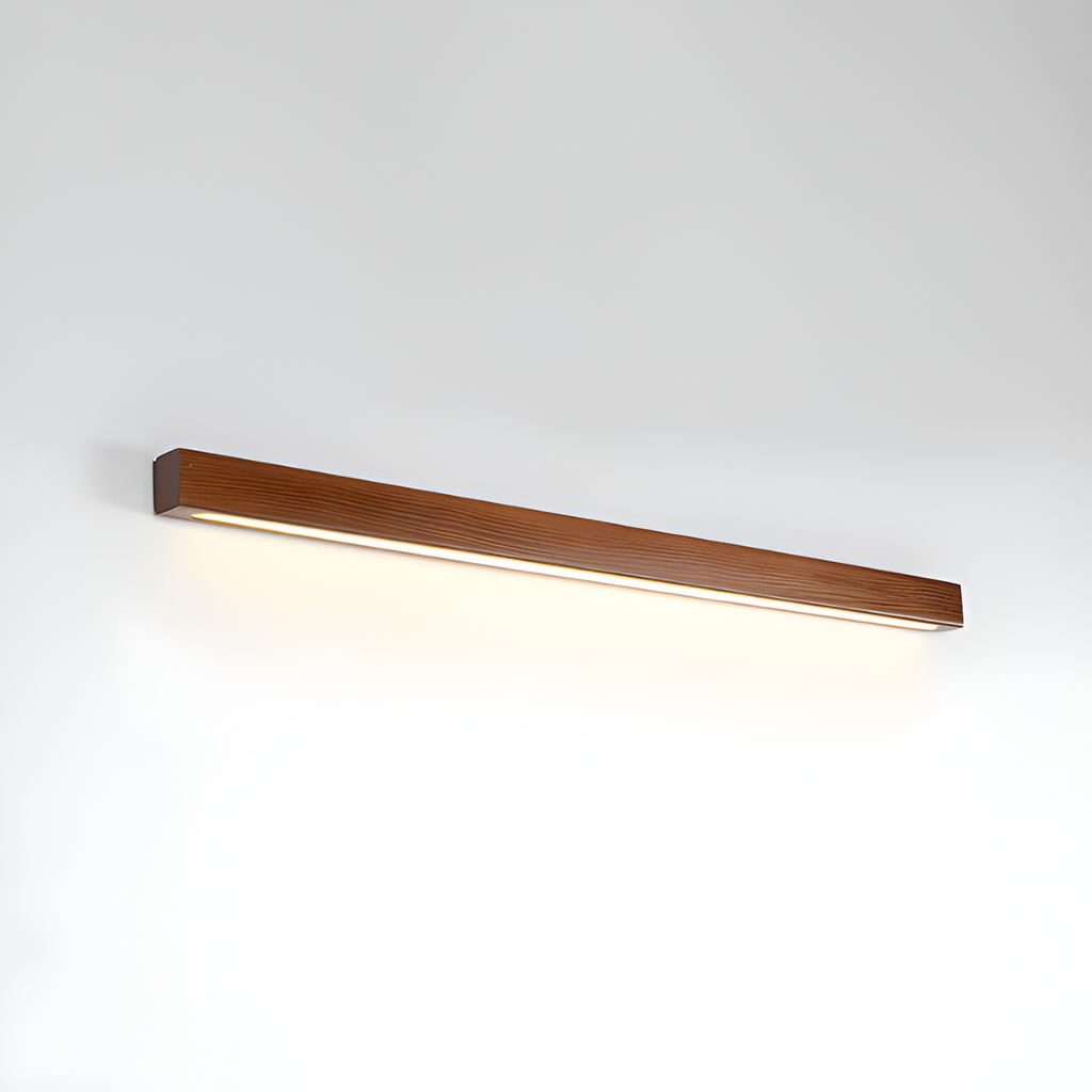 Lineær Træ Geometrisk Væglampe - Minimalistisk