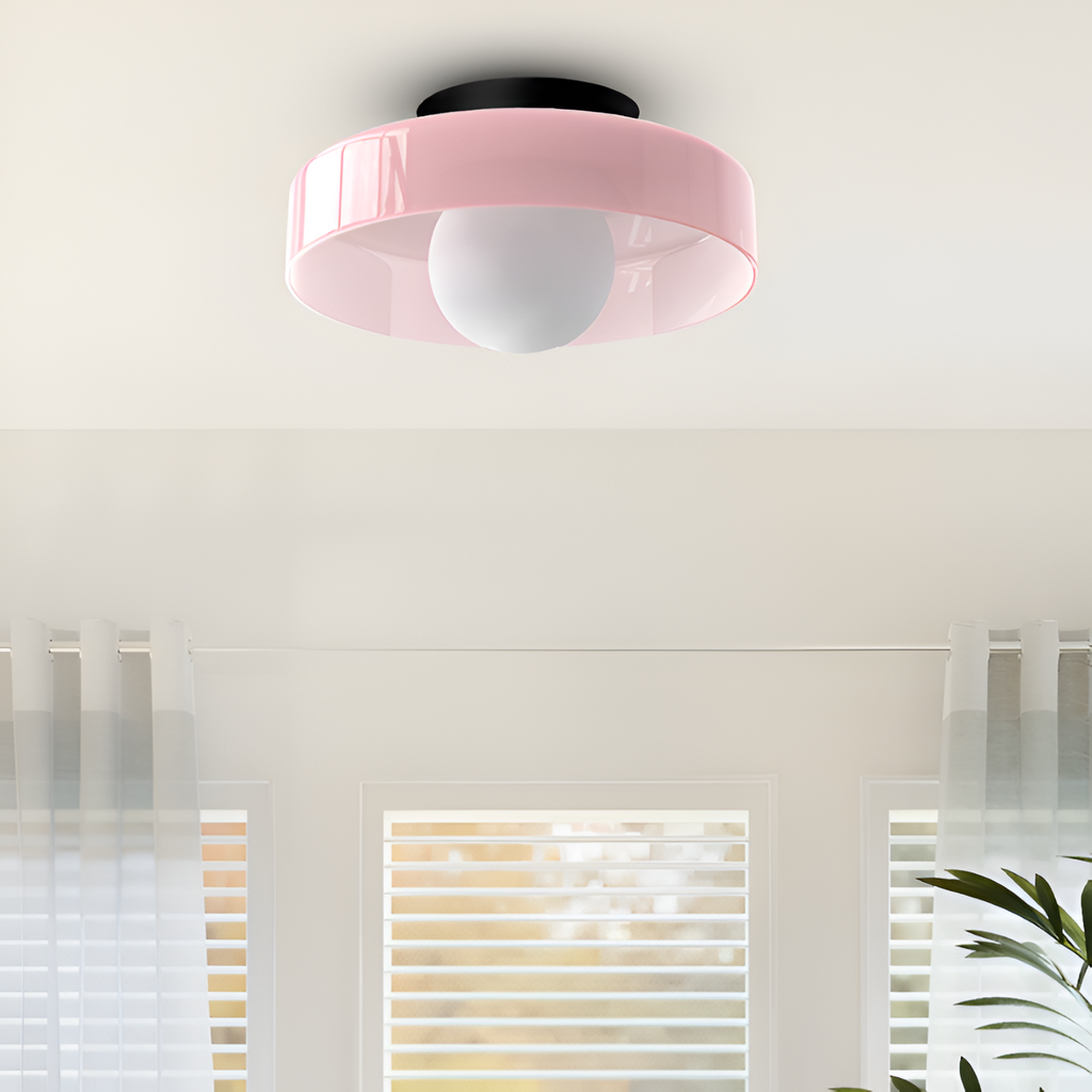 Minimalistisk Blank Plafond Loftslampe - Flushmount