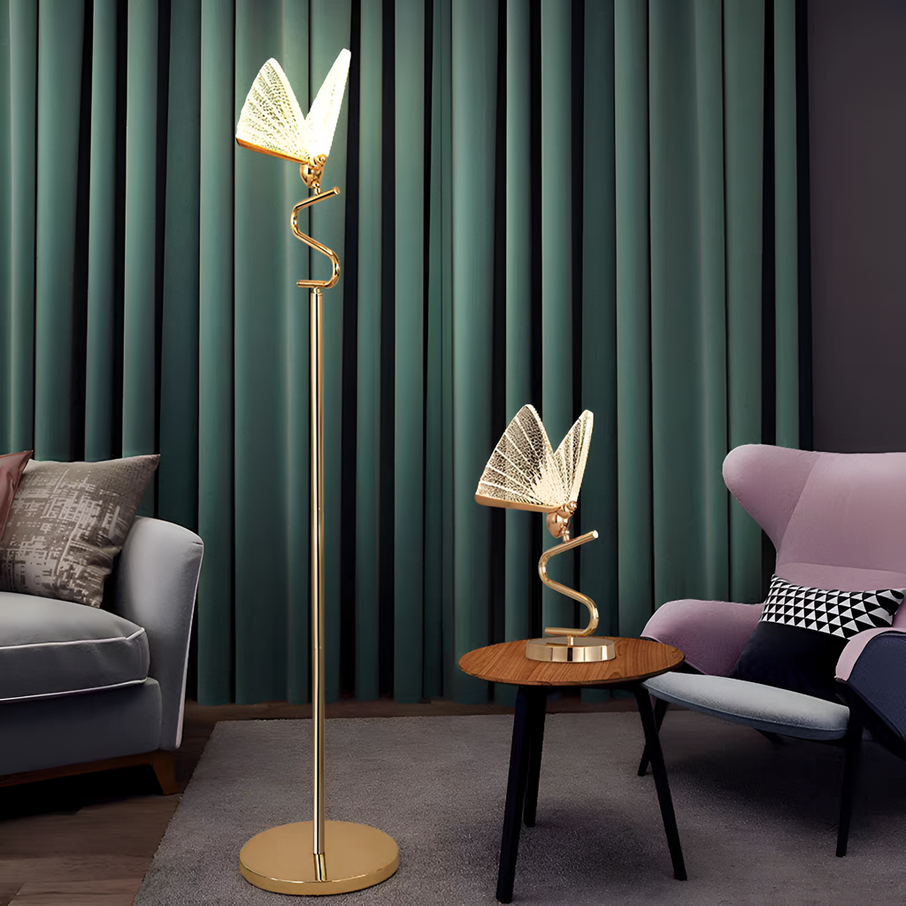 Minimalistisk Lampe I Sommerfugleform – Moderne