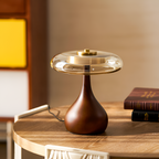 Mid-Century Mushroom Bordlampe - Dæmpbar