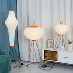 Geometrisk Papirlampe i Washi - Minimalistisk