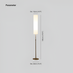 Minimalistisk Cylindrisk Gulvlampe - Justerbar