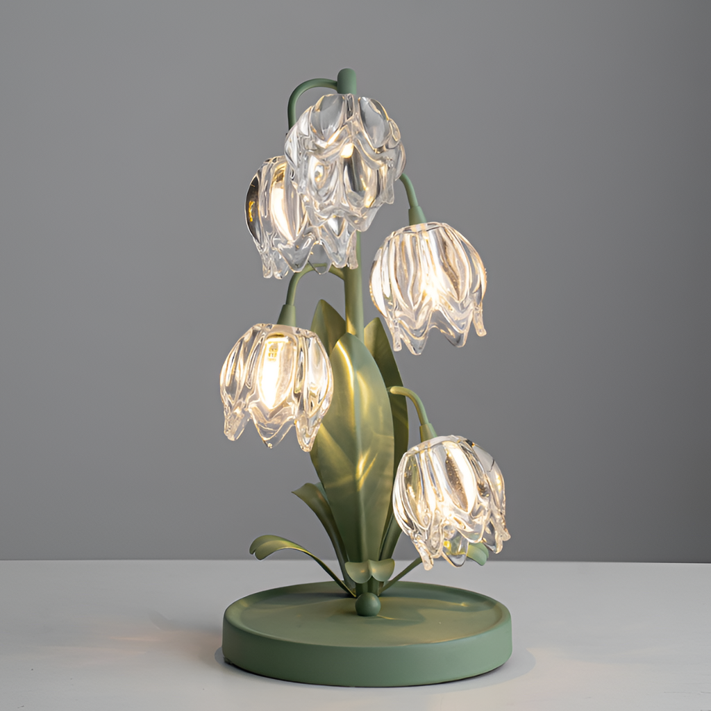 Organisk Botanisk Bordlampe - Dæmpbar