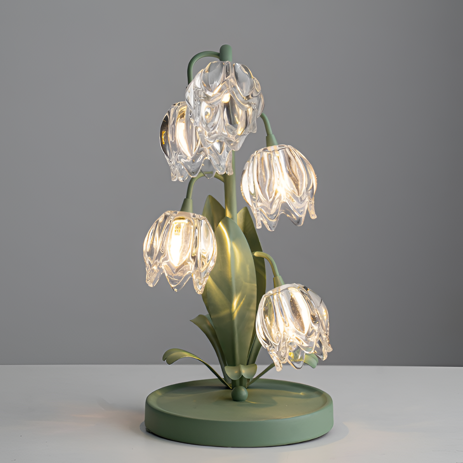 Organisk Botanisk Bordlampe - Dæmpbar