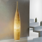 Tekstureret minimalistisk gulvlampe - Abstrakt