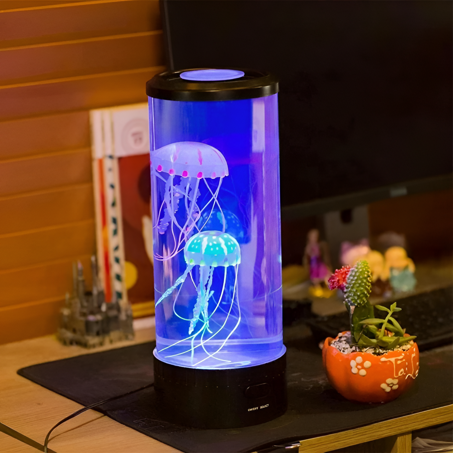 Minimalistisk Animeret Bordlampe - Stemningsbelysning