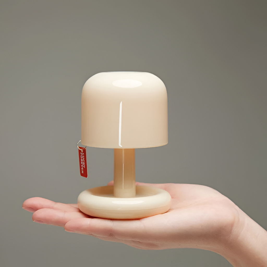 Grampians Glow Bærbar Lampe - Hvid Natlampe Med Lysdæmper