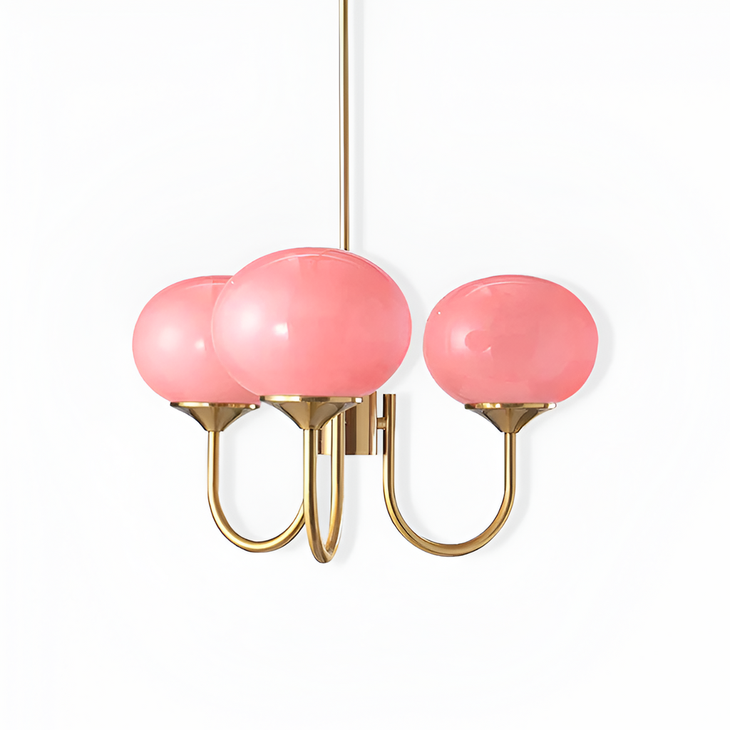 Mid Century Globe Lysekrone - Flere Lyskilder