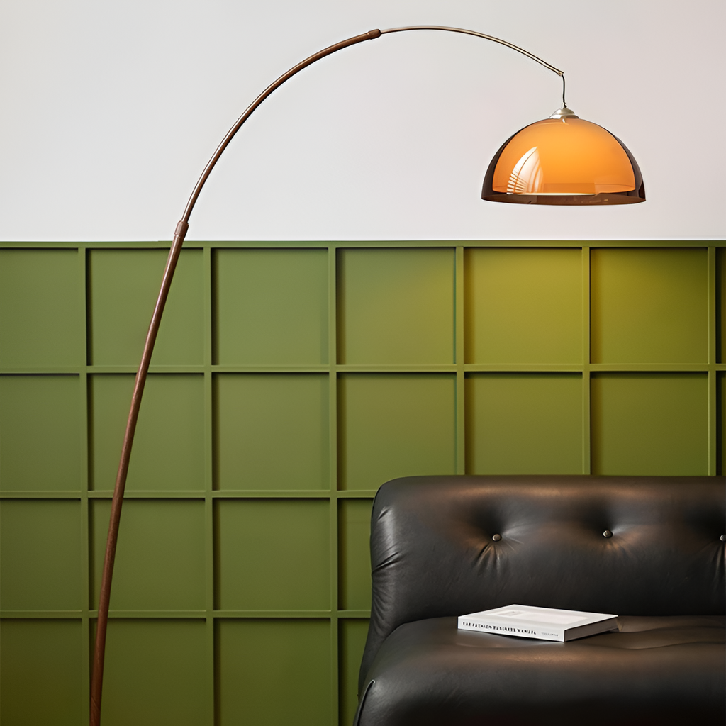 Mid-century Moderne Buegulvlampe - Justerbar