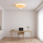 Plisseret Minimalistisk Loftlampe - Dæmpbar