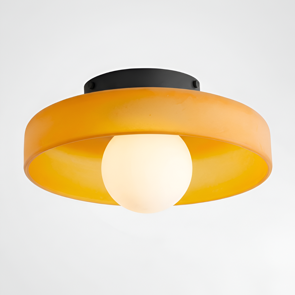 Nordisk Glas Halo Loftlampe - Retro Gang Loftbelysning
