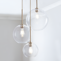 Moderne Pendellampe med Ombre-glas - Kugleloftslampe