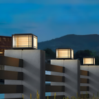 Moderne Minimalistisk Stolpelampe - Solcelledrevet