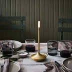 Bærbar Cylindrisk Bordlampe - Trådløst Led-Natlys