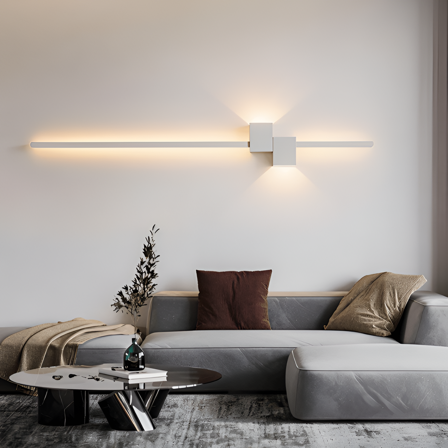 Minimalistisk LED Væglampe - Moderne Indirekte Belysning