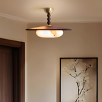 Skulpturel Alabast Loftlampe - Moderne