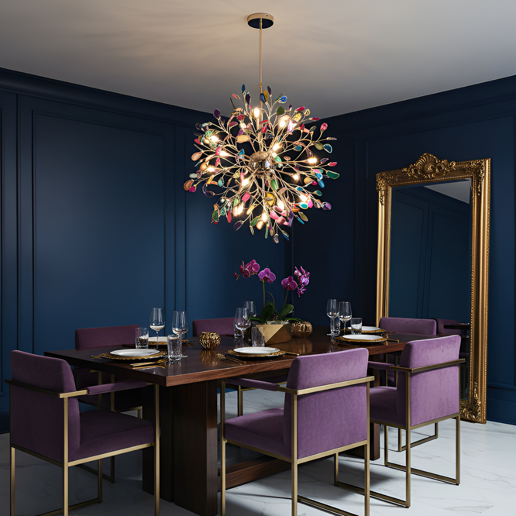 Botanisk Dekorativ Lysekrone - Justerbar