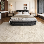 Antique Wash Distressed Gulvtæppe – Maskinvaskbart Løber