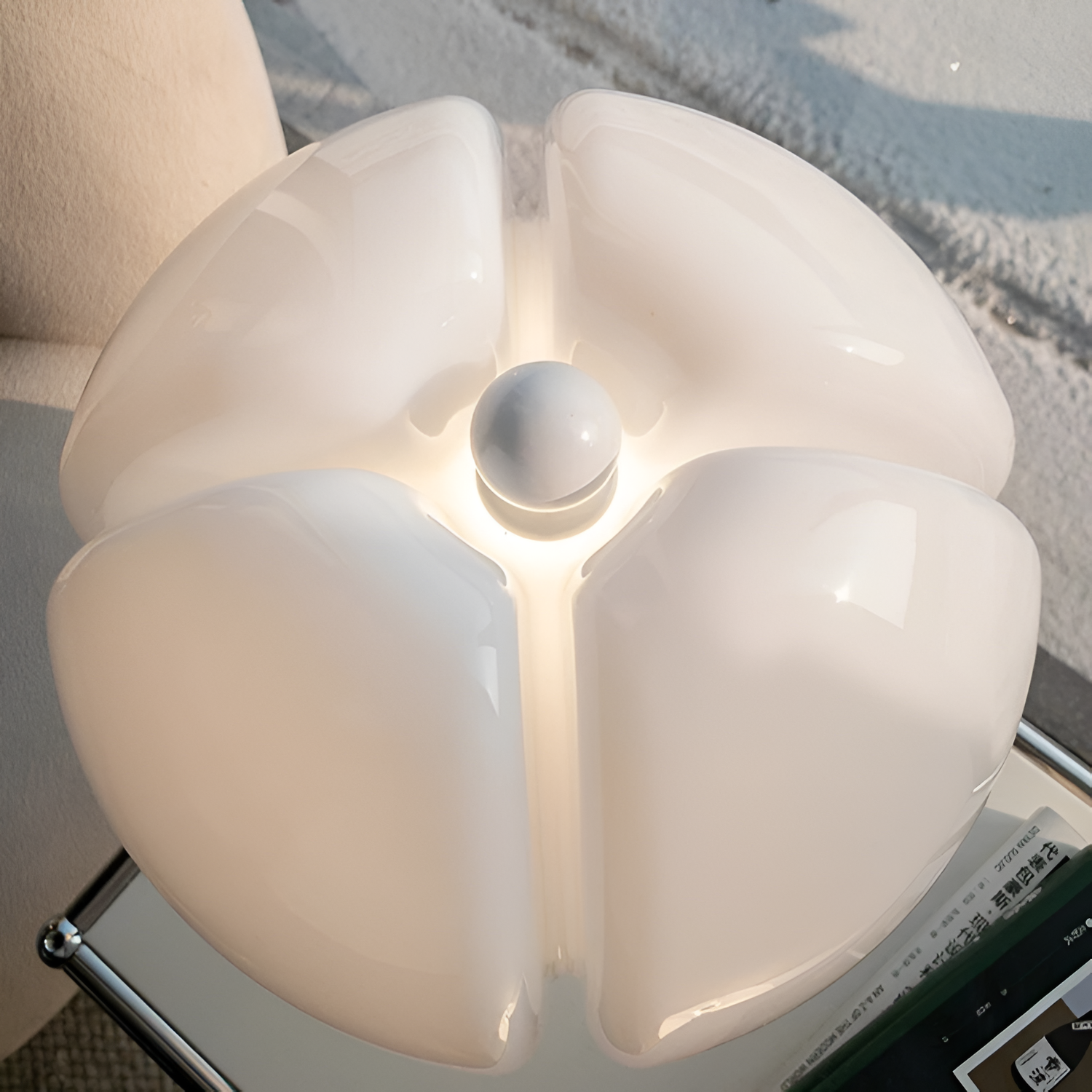 Moderne paddehat bordlampe - Soveværelse og Kontor