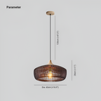 Lampe med lameller Geometrisk Pendel – Arkitektonisk