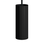 Sort Tub Pendel - Cylindrisk Loftlampe - Metal