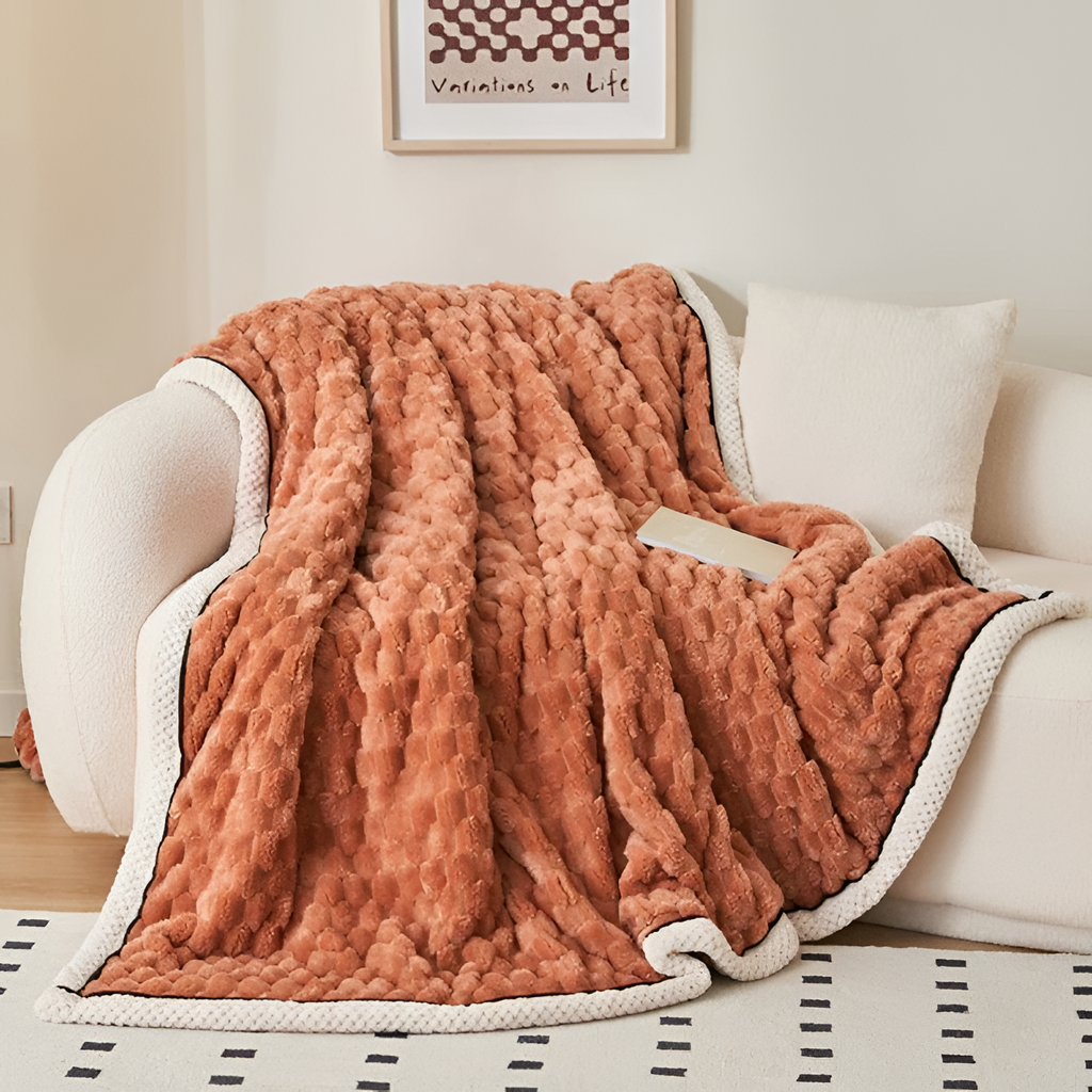 Tekstureret Boble Plaid - Vendbar