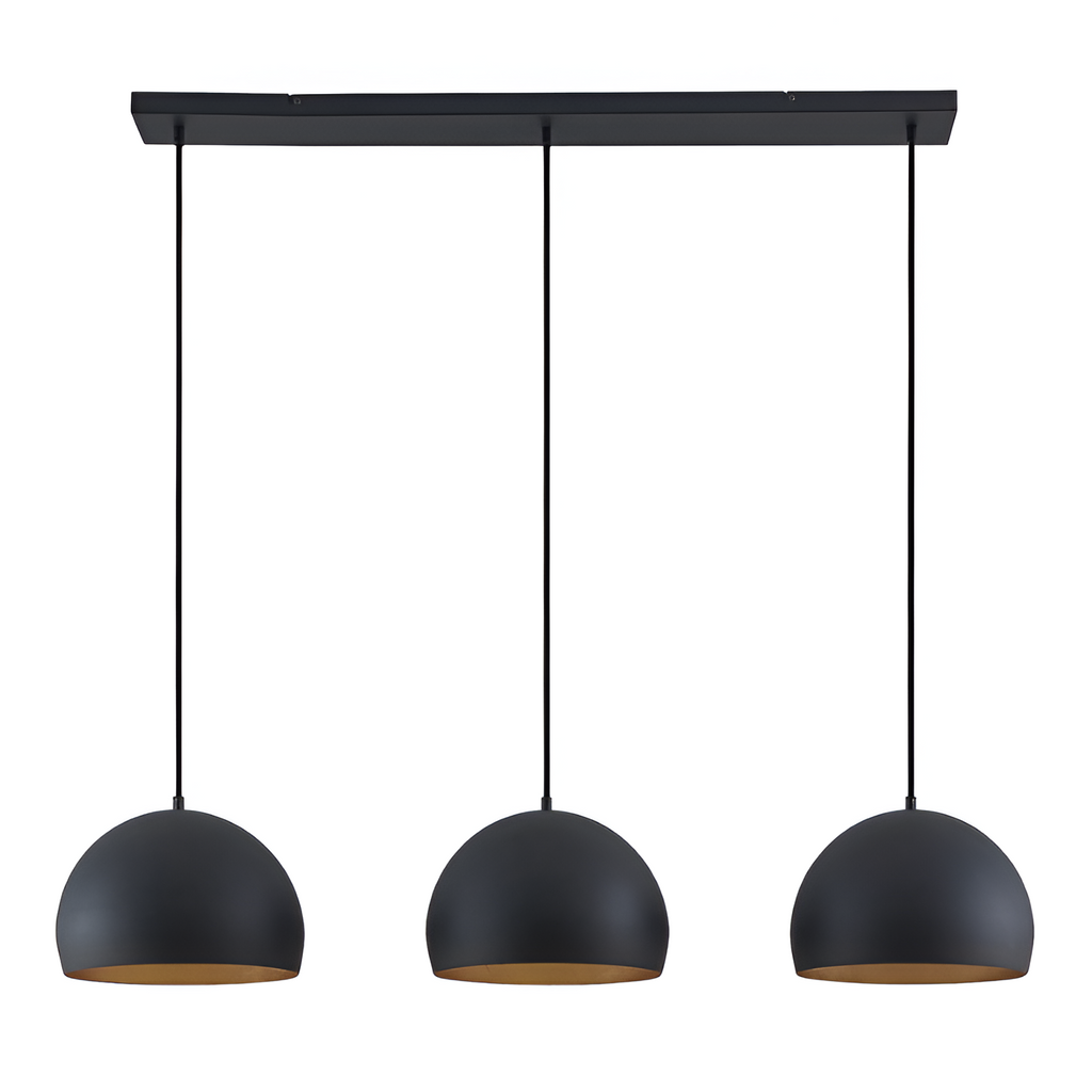 Minimalistisk Industriel Pendel – Triple Dome