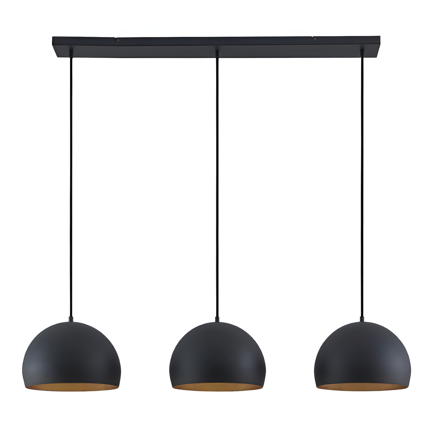 Minimalistisk Industriel Pendel – Triple Dome