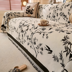 Sofatæppe Med Blomstermønster - Blomster