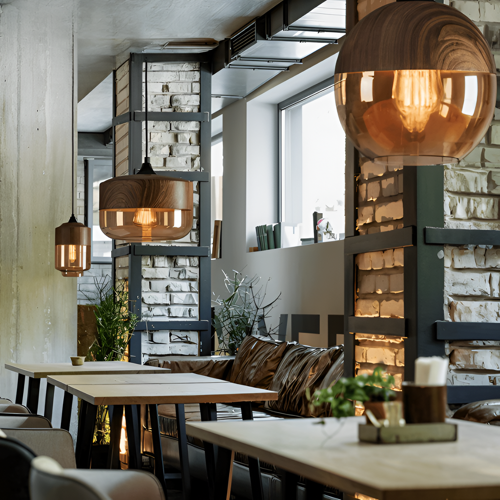 Minimalistisk Industriel Pendellampe - Justerbar