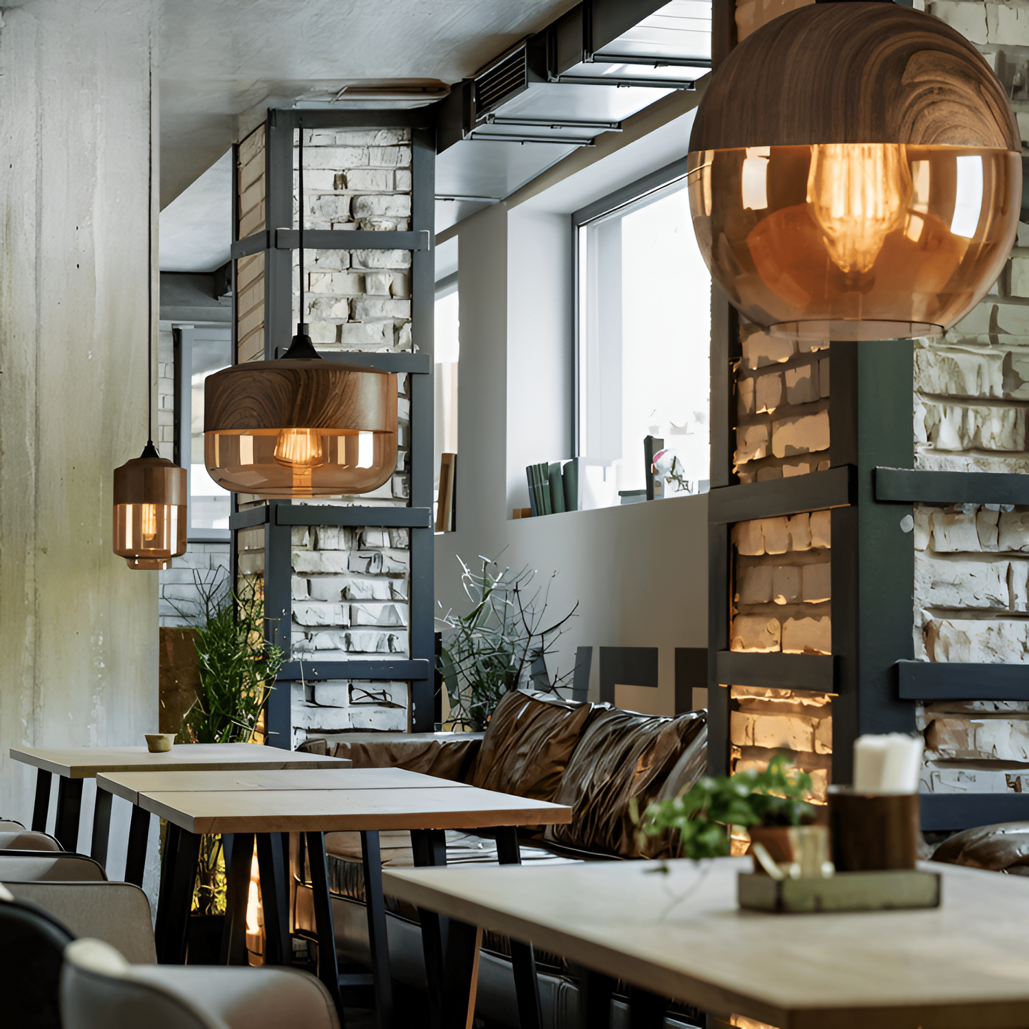 Minimalistisk Industriel Pendellampe - Justerbar