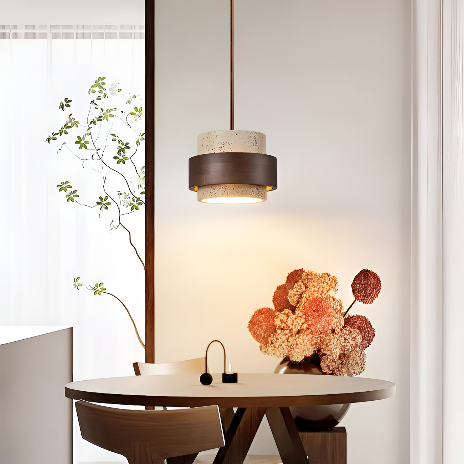 Tekstureret Minimalistisk Multi-lampe Pendel – Industriel