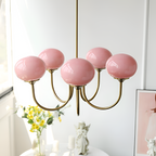 Mid Century Globe Lysekrone - Flere Lyskilder