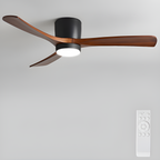 Nordisk Træ Loftsventilatorslampe - Justerbar