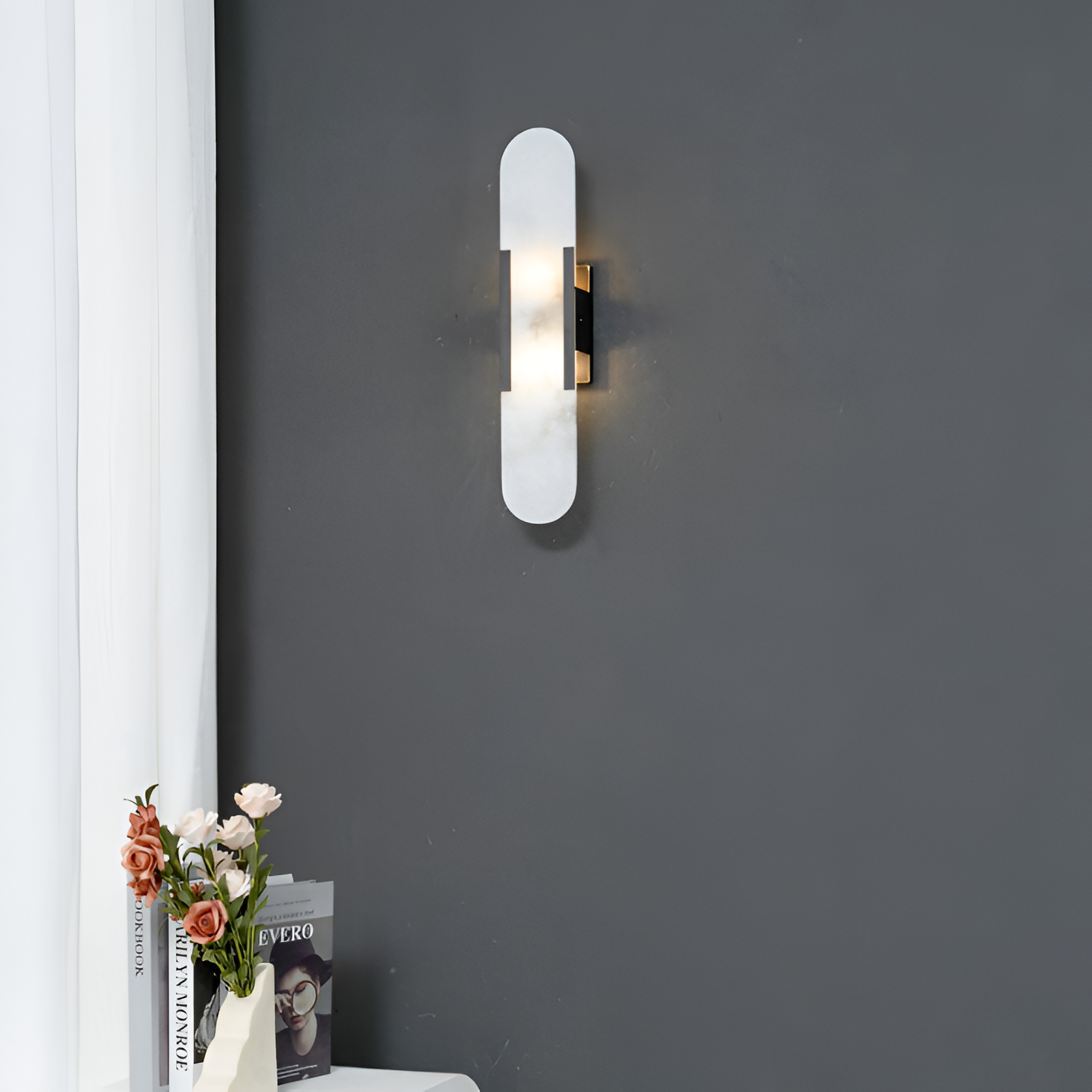 Mat Minimalistisk Væglampe - Dæmpbart Accentlys
