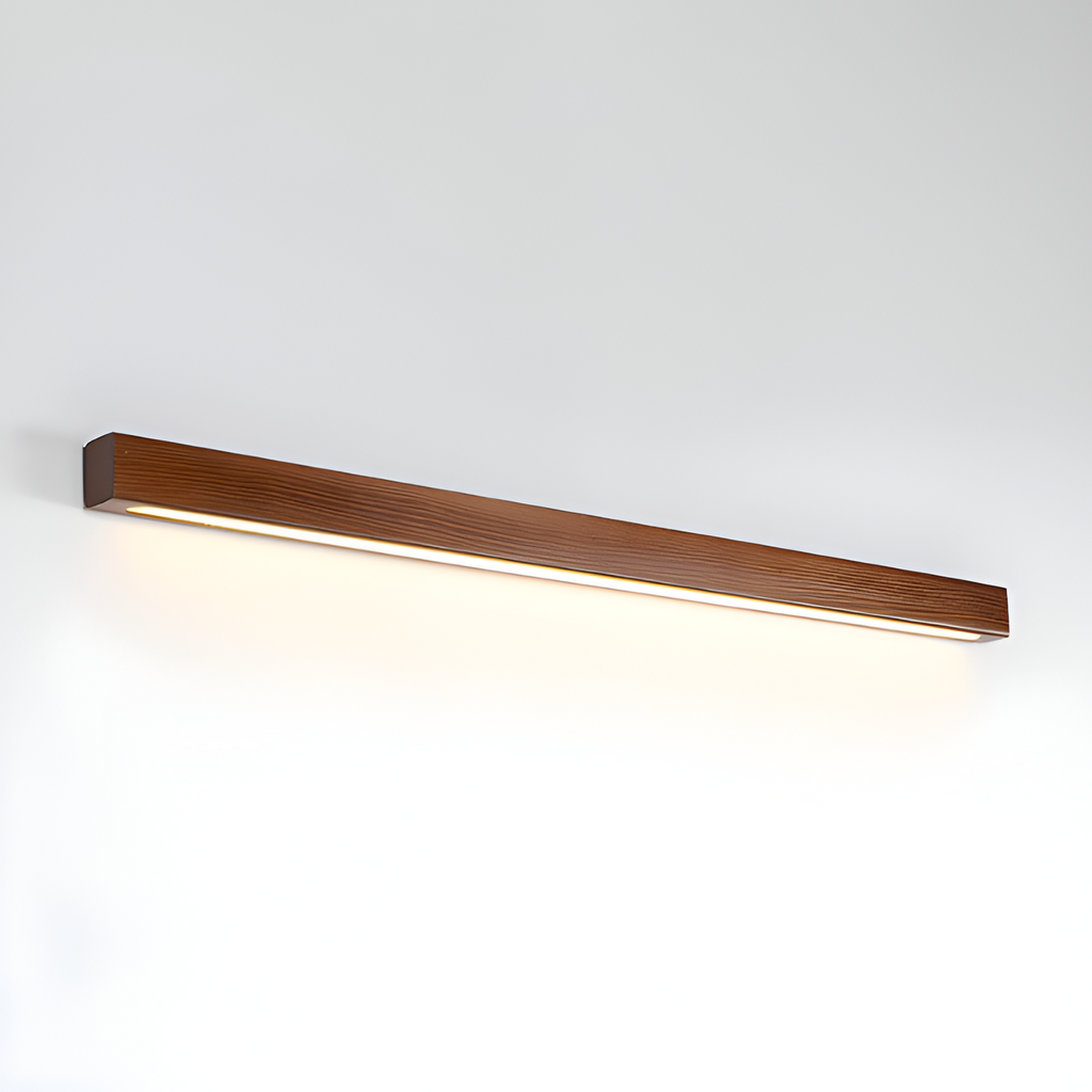 Lineær Træ Geometrisk Væglampe - Minimalistisk