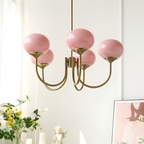 Mid Century Globe Lysekrone - Flere Lyskilder