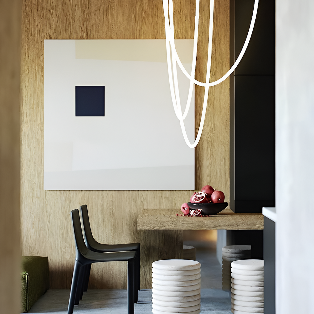 Minimalistisk Modulær Loop Lysekrone - Justerbar