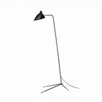 Industriel Minimalistisk Gulvlampe - Justerbar