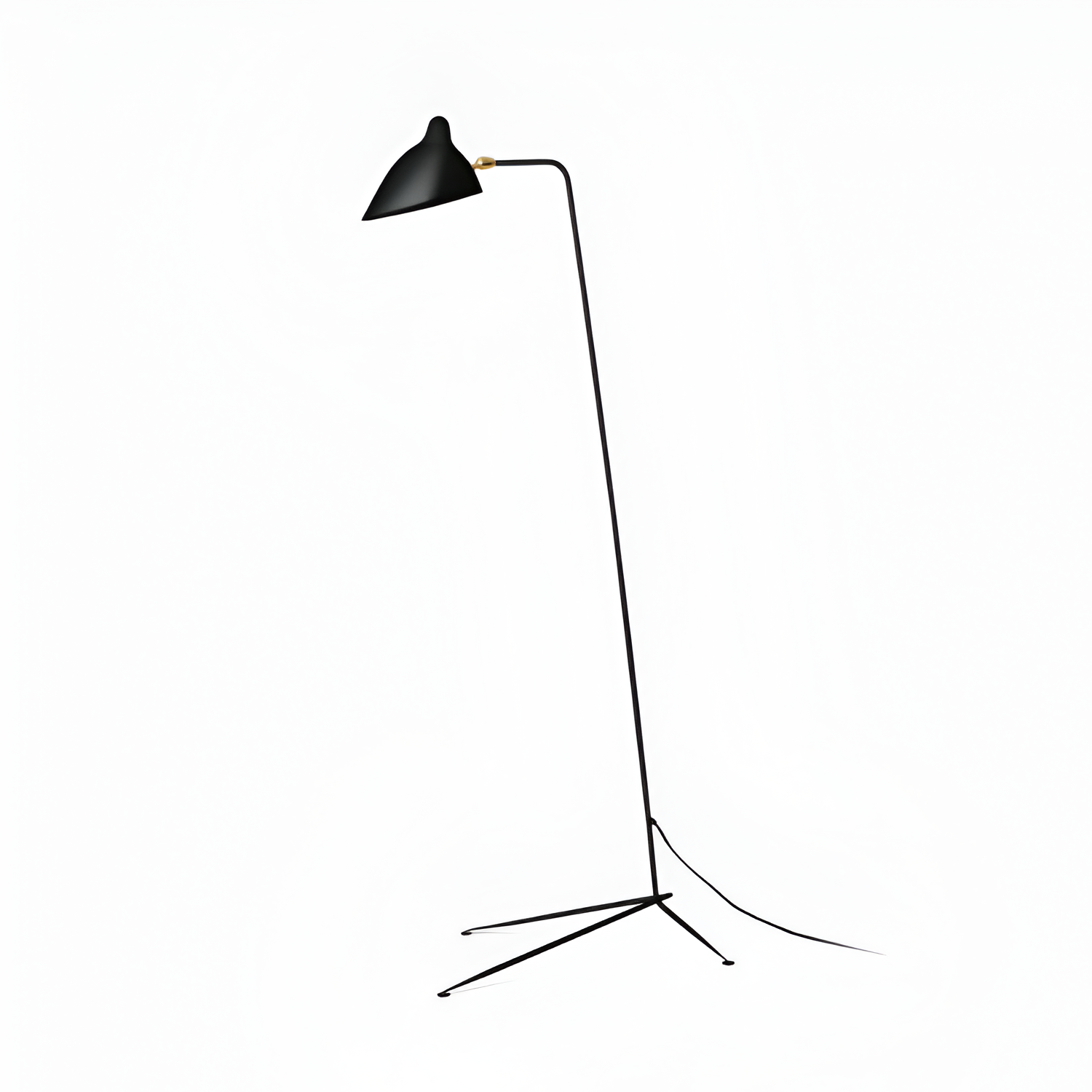 Industriel Minimalistisk Gulvlampe - Justerbar