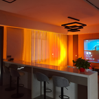Sunset Projektionsgulvlampe - Gylden Time Stemningsbelysning