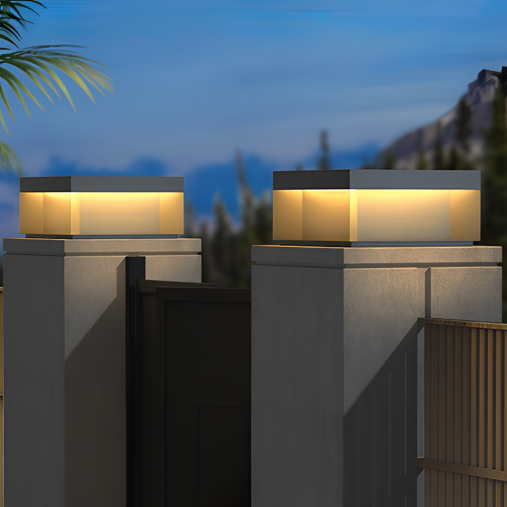 Minimalistisk Solcelle Udendørslampe - Moderne