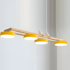 Nordisk Lineær Lysekrone - Minimalistisk