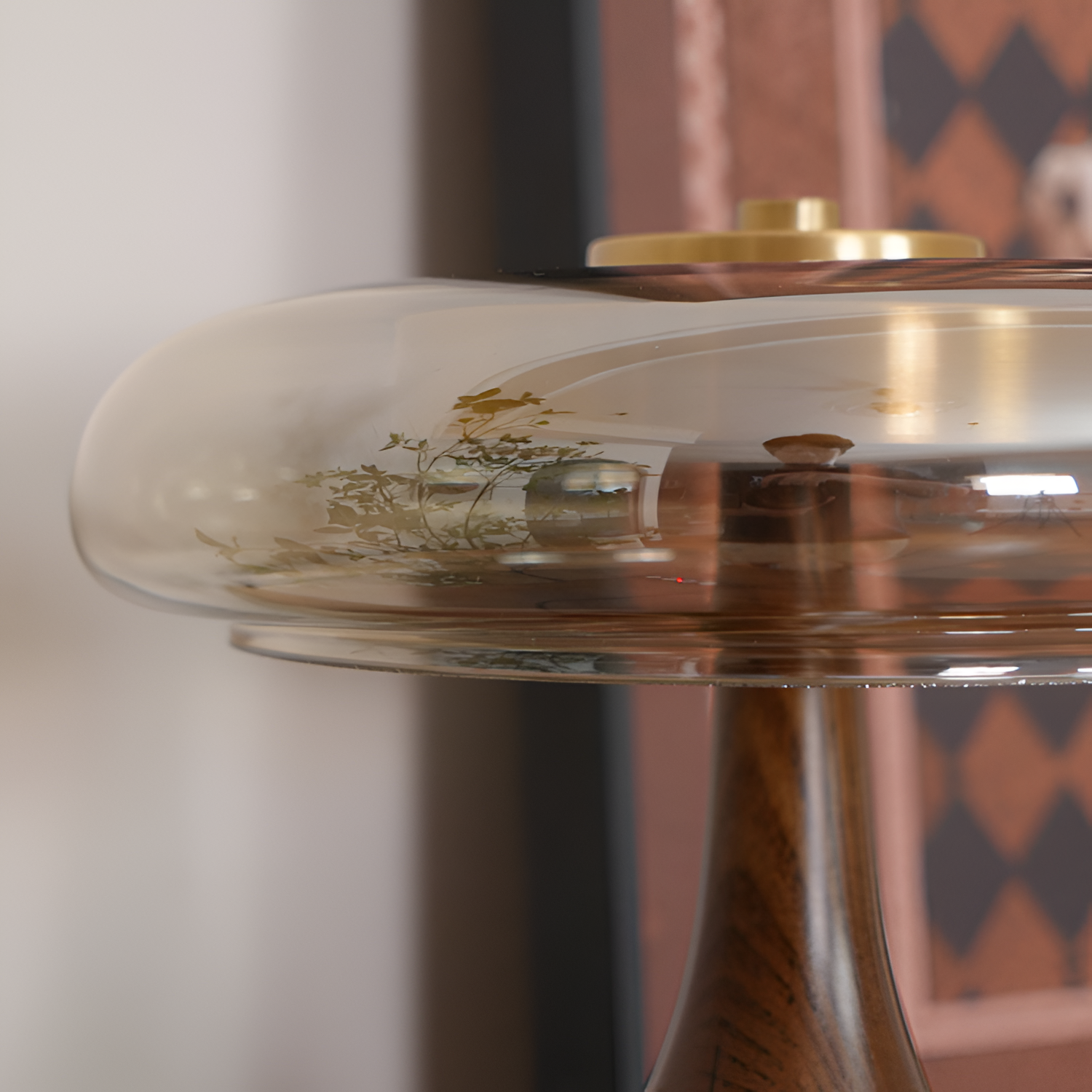 Mid-Century Mushroom Bordlampe - Dæmpbar