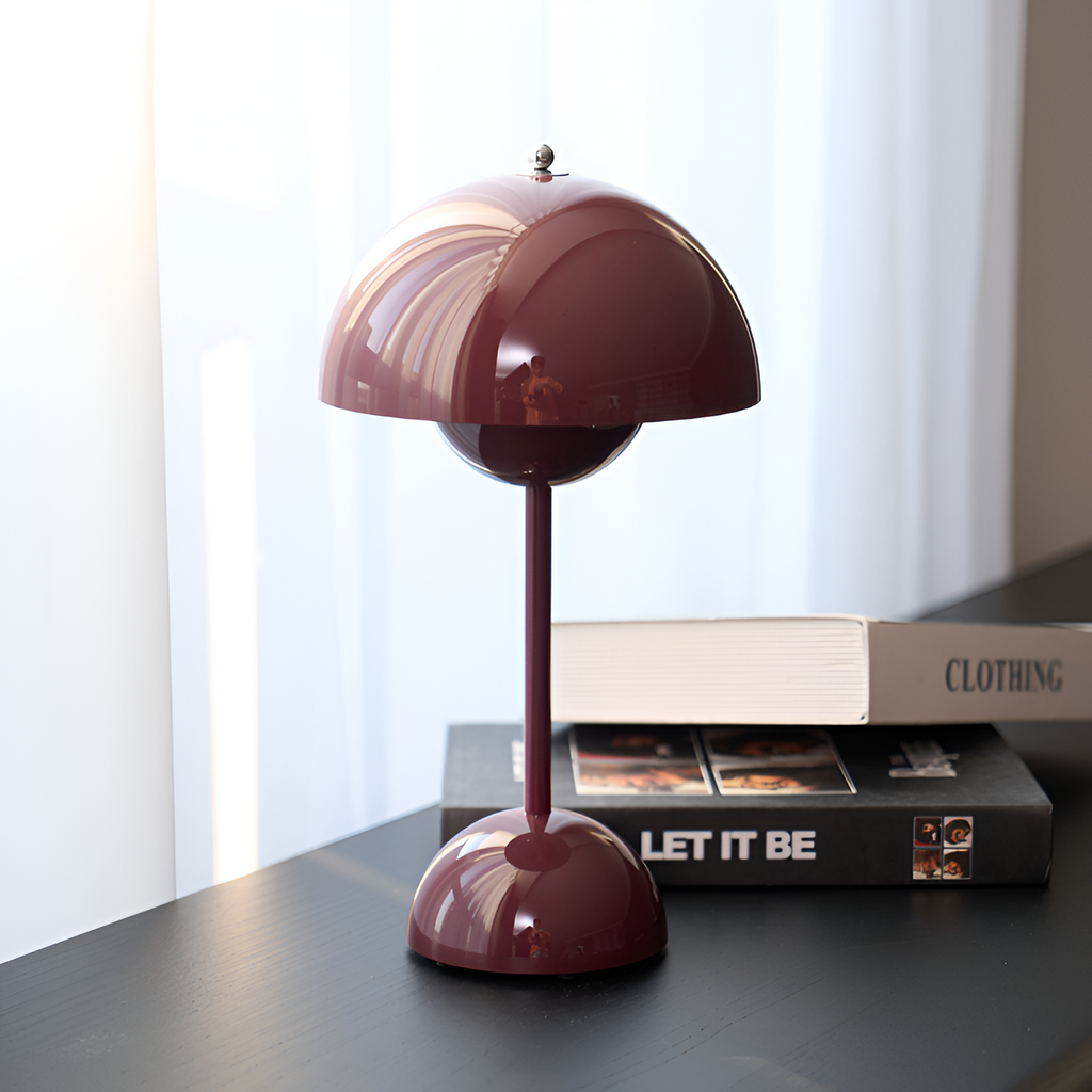 Minimalistisk Bærbar Bordlampe - Dæmpbar